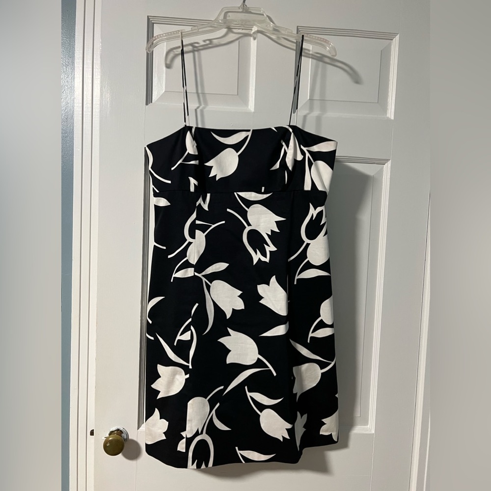 Black and White Tulip Print Nine West Dress